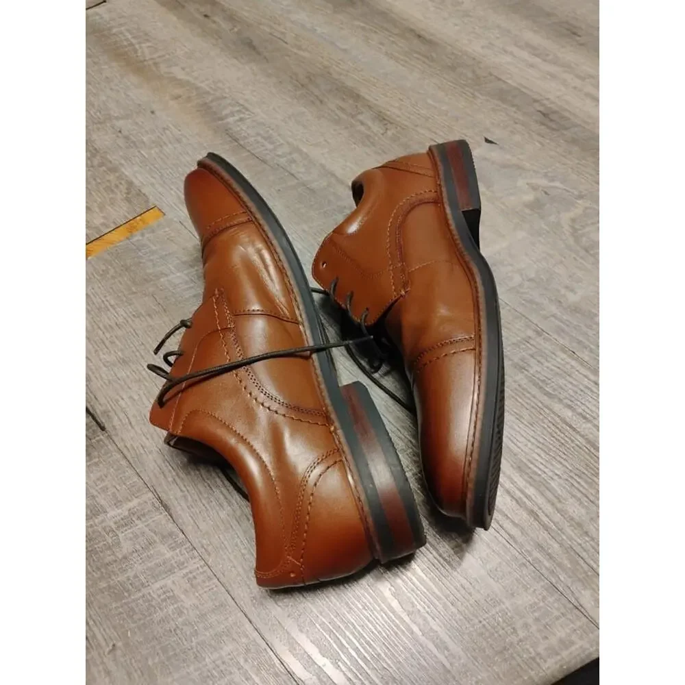 Nunn Bush Shoes Comfortable Office Preppy Leather Dress Casual Mens 11.5D